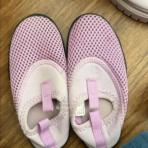 Kids Pink Mesh Slip-On Shoes